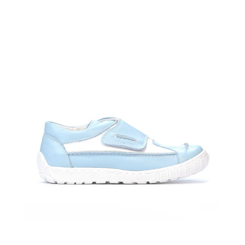 Dziecięce buty 107 niebieskie+białe