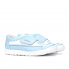 Dziecięce buty 107 niebieskie+białe