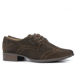 Buty casual damskie 691 kawa welur