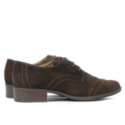 Buty casual damskie 691 kawa welur