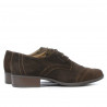 Buty casual damskie 691 kawa welur