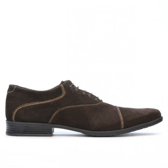 Półbuty casual / eleganckie 738 café zamsz