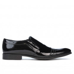 Eleganckie buty męskie 796 lakier czarny