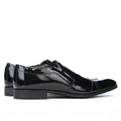 Eleganckie buty męskie 796 lakier czarny