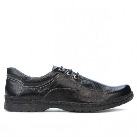 Casualowe / eleganckie buty męskie 752 biz czarne