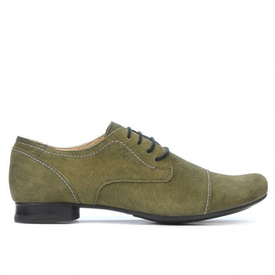 Damskie buty casualowe 180 khaki welur