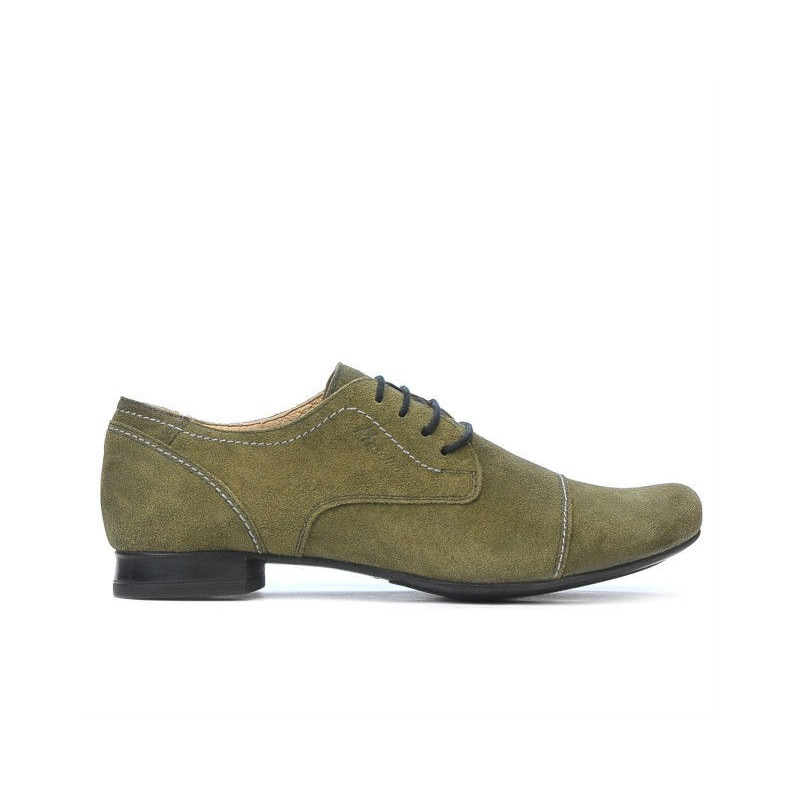Damskie buty casualowe 180 khaki welur