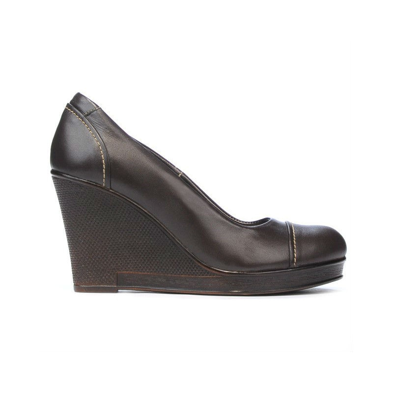 Damskie buty casual 177 kawa