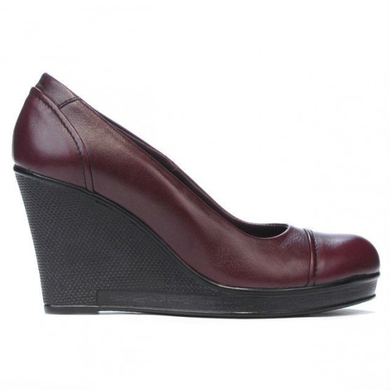Damskie buty casual 177 bordo