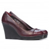Damskie buty casual 177 bordo