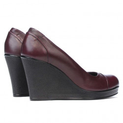 Damskie buty casual 177 bordo