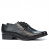 Damskie buty casual 691 czarne