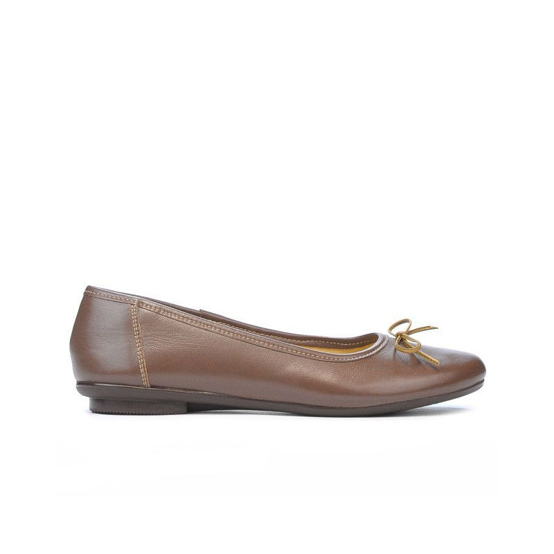 Baleriny damskie 184 cappuccino