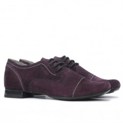 Damskie buty casual 180 fioletowy welur