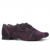 Damskie buty casual 180 fioletowy welur