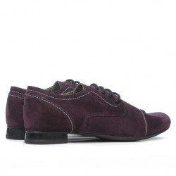 Damskie buty casual 180 fioletowy welur