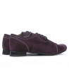 Damskie buty casual 180 fioletowy welur
