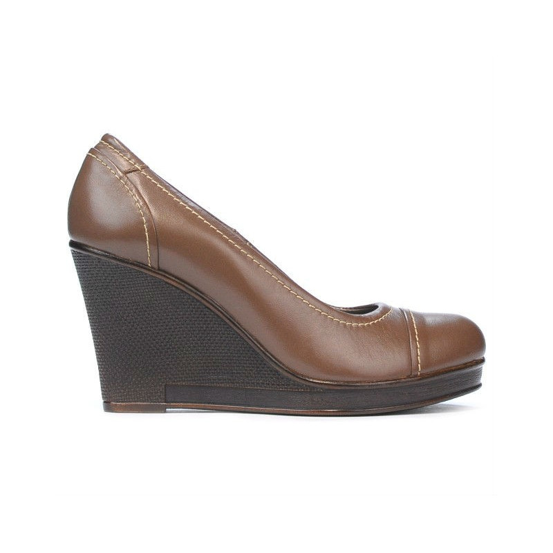 Damskie buty casual 177 cappuccino