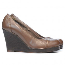 Damskie buty casual 177 cappuccino
