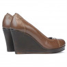 Damskie buty casual 177 cappuccino