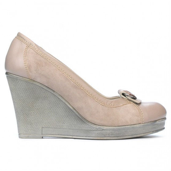 Damskie buty casual 178 piaskowy kombinowany