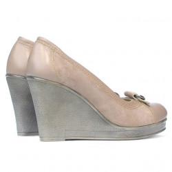 Damskie buty casual 178 piaskowy kombinowany
