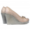 Damskie buty casual 178 piaskowy kombinowany