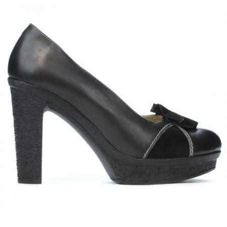 Damskie buty casual 175 czarno-kombinowane