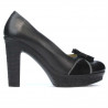 Damskie buty casual 175 czarno-kombinowane