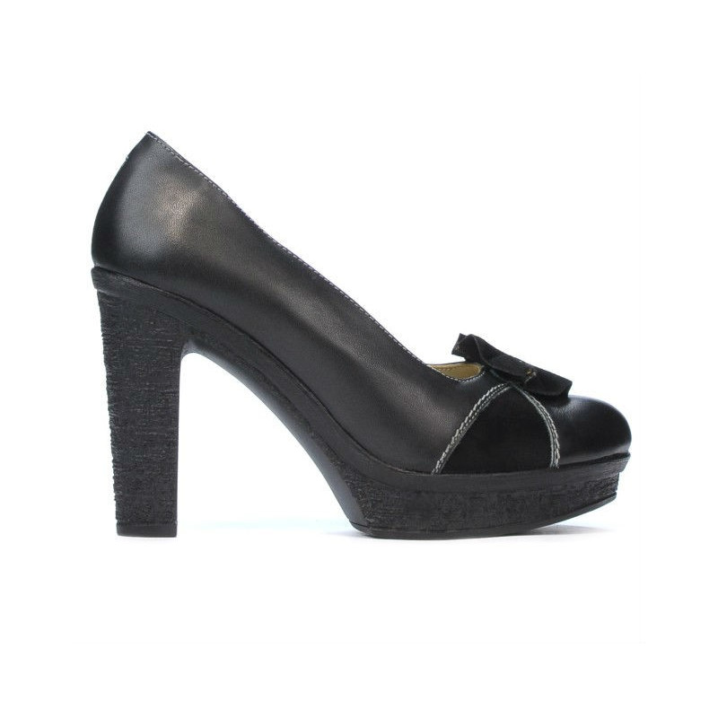 Damskie buty casual 175 czarno-kombinowane