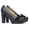 Damskie buty casual 175 czarno-kombinowane