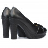 Damskie buty casual 175 czarno-kombinowane