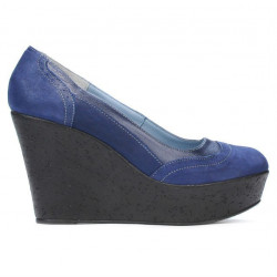 Damskie buty casual 630 satynowy indygo