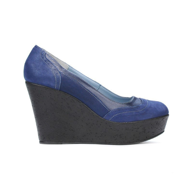 Damskie buty casual 630 satynowy indygo