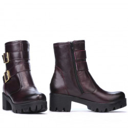 Buty damskie 3312 bordo