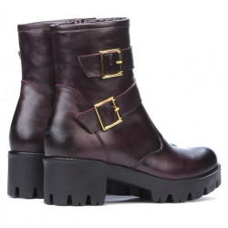 Buty damskie 3312 bordo