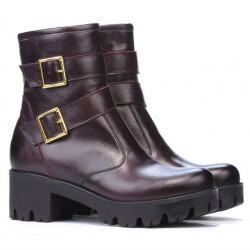 Buty damskie 3312 bordo