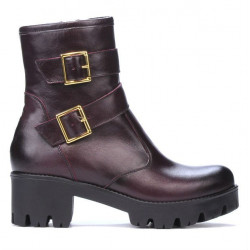 Buty damskie 3312 bordo