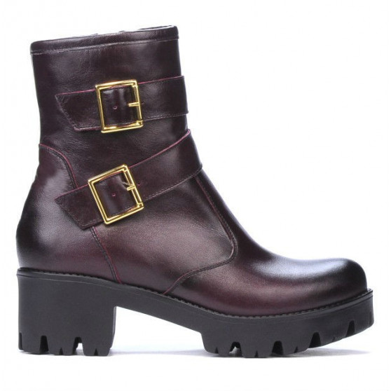 Buty damskie 3312 bordo