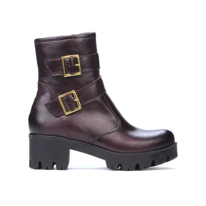 Buty damskie 3312 bordo