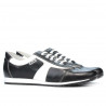 Buty sportowe damskie 191 czarno-białe