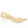 Damskie buty casual / eleganckie 192 beżowe