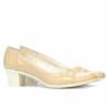 Damskie buty casual / eleganckie 192 beżowe