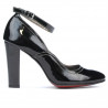 Damskie eleganckie buty 1228 czarny lakier