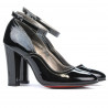 Damskie eleganckie buty 1228 czarny lakier