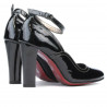 Damskie eleganckie buty 1228 czarny lakier