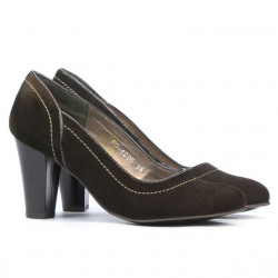 Eleganckie buty damskie 1205 kawa antylopa