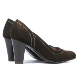 Eleganckie buty damskie 1205 kawa antylopa