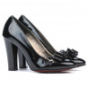 Eleganckie buty damskie 1226 lakierowane czarne