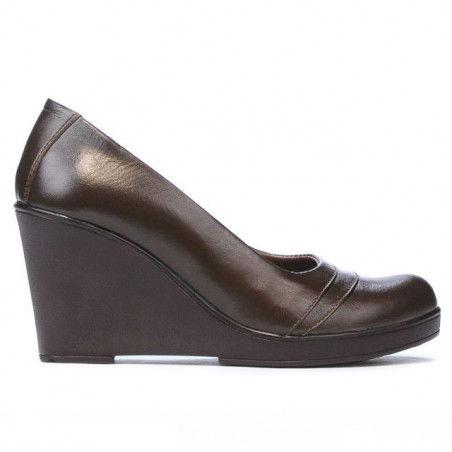Damskie buty casual 647 kawa